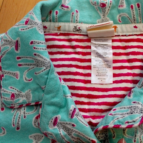 Long sleep flannel nightshirt - Picture 3 of 11